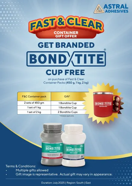 Fast & Clear container gift offer